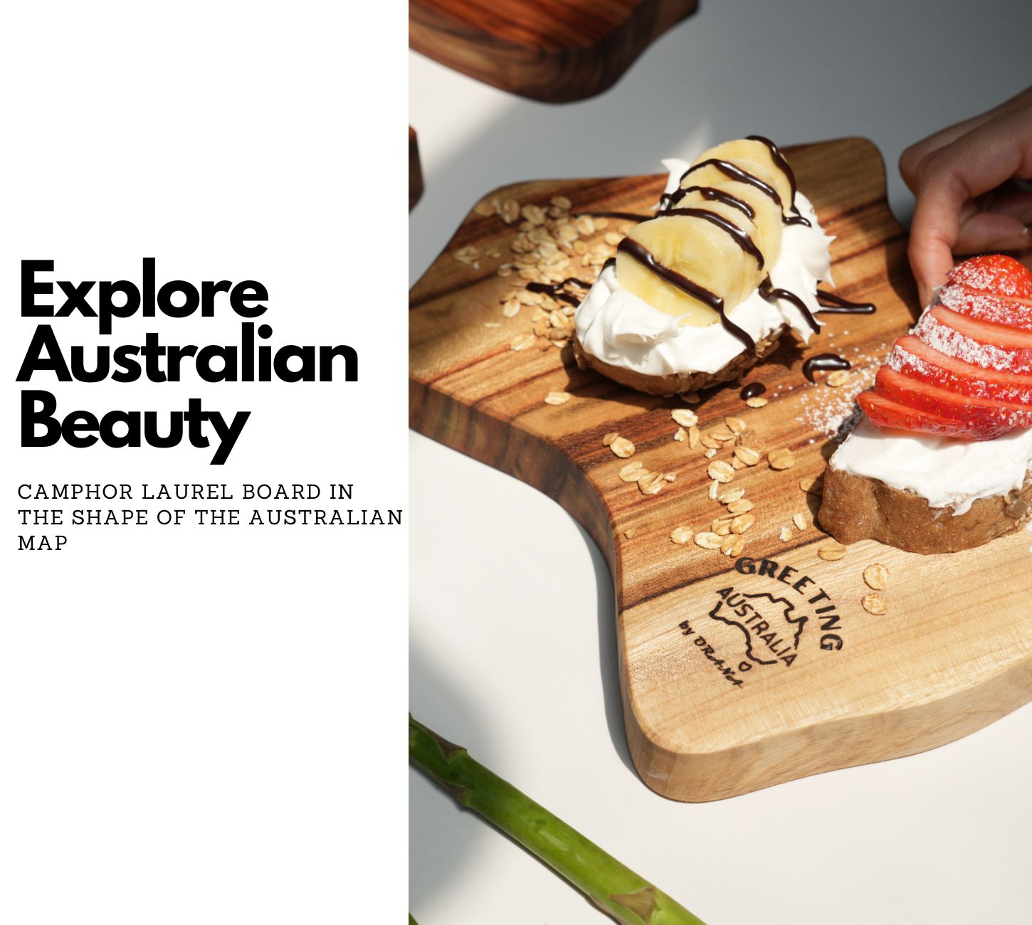 Australian Day Chopping Board 26x23cm