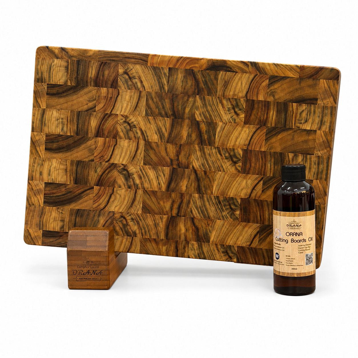 Orana End Grain M Set – 38 × 25 cm | Launch Edition