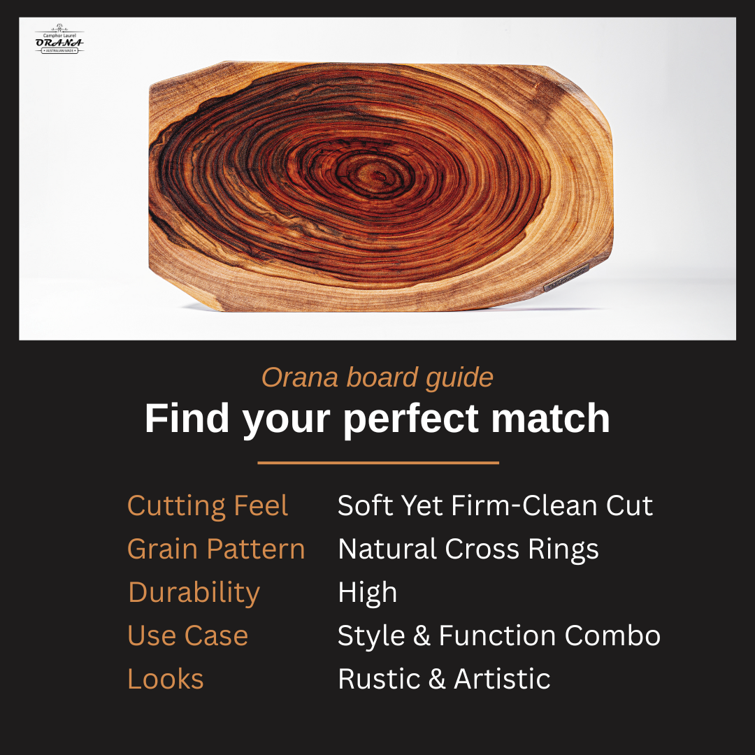 Orana Cross-Cut Medium 50x27cm 3-Directional Cut Design Single-Piece + 100ml oil