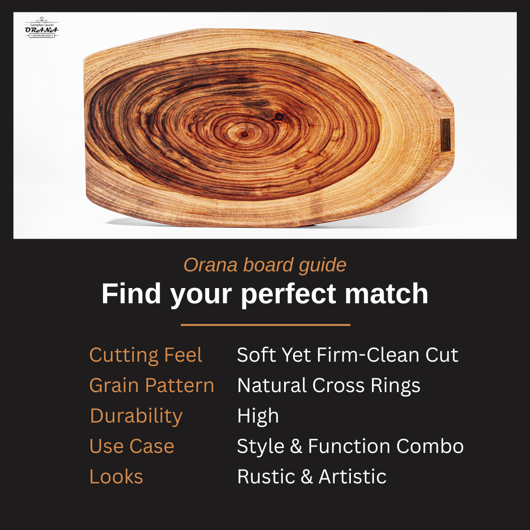 Orana Cross-Cut Large 55x31cm 3-Directional Cut Design Single-Piece + 200ml oil