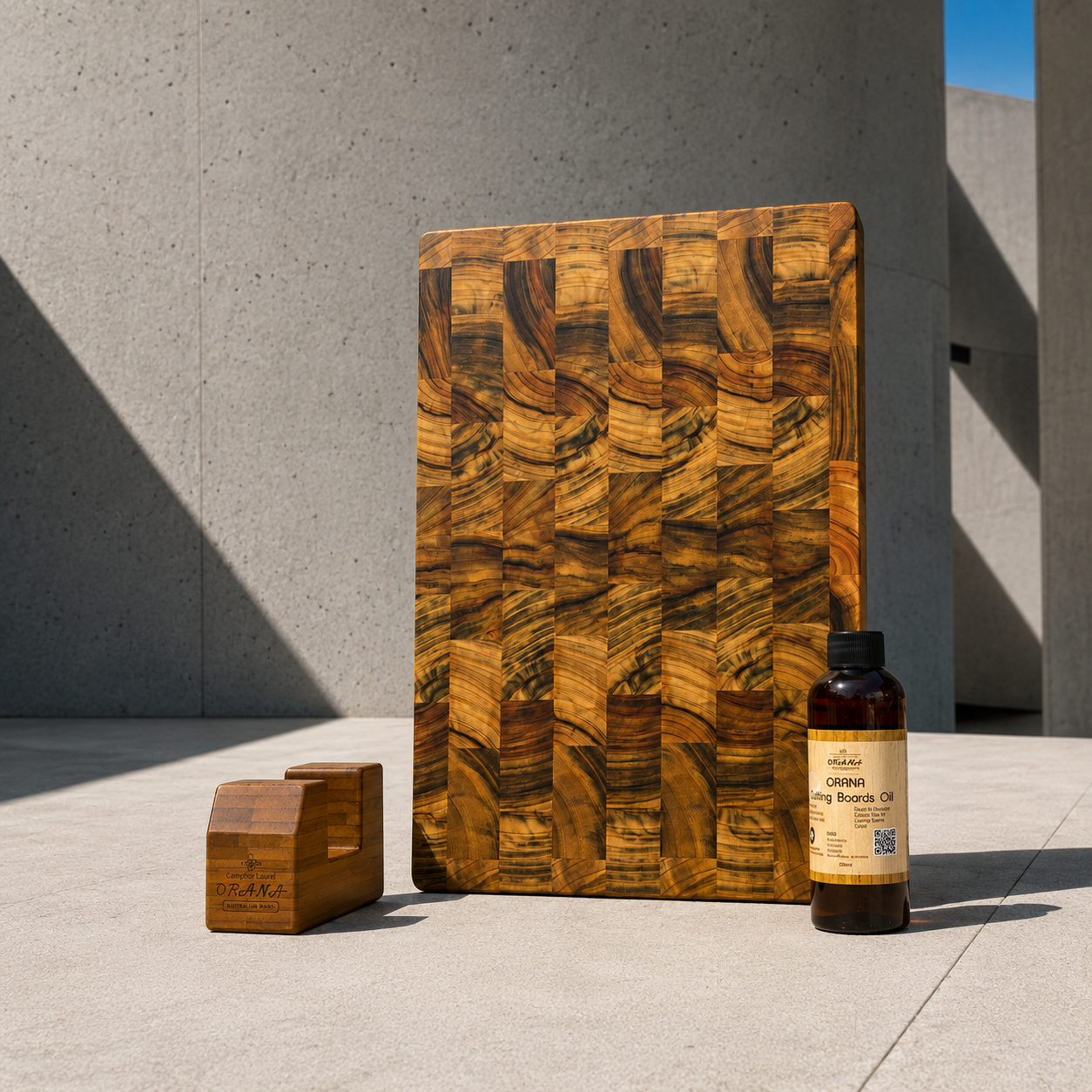 Orana End Grain M Set – 38 × 25 cm | Launch Edition