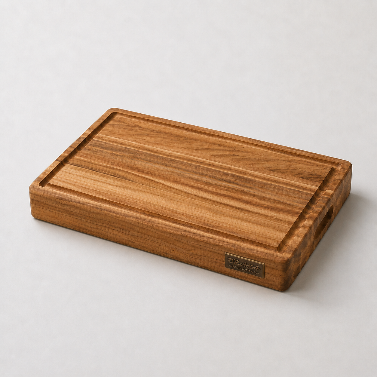 ORANA Everyday Butchers Block 50 – Heavy Duty Camphor Laurel Cutting Board 50 × 30 × 5.5 cm