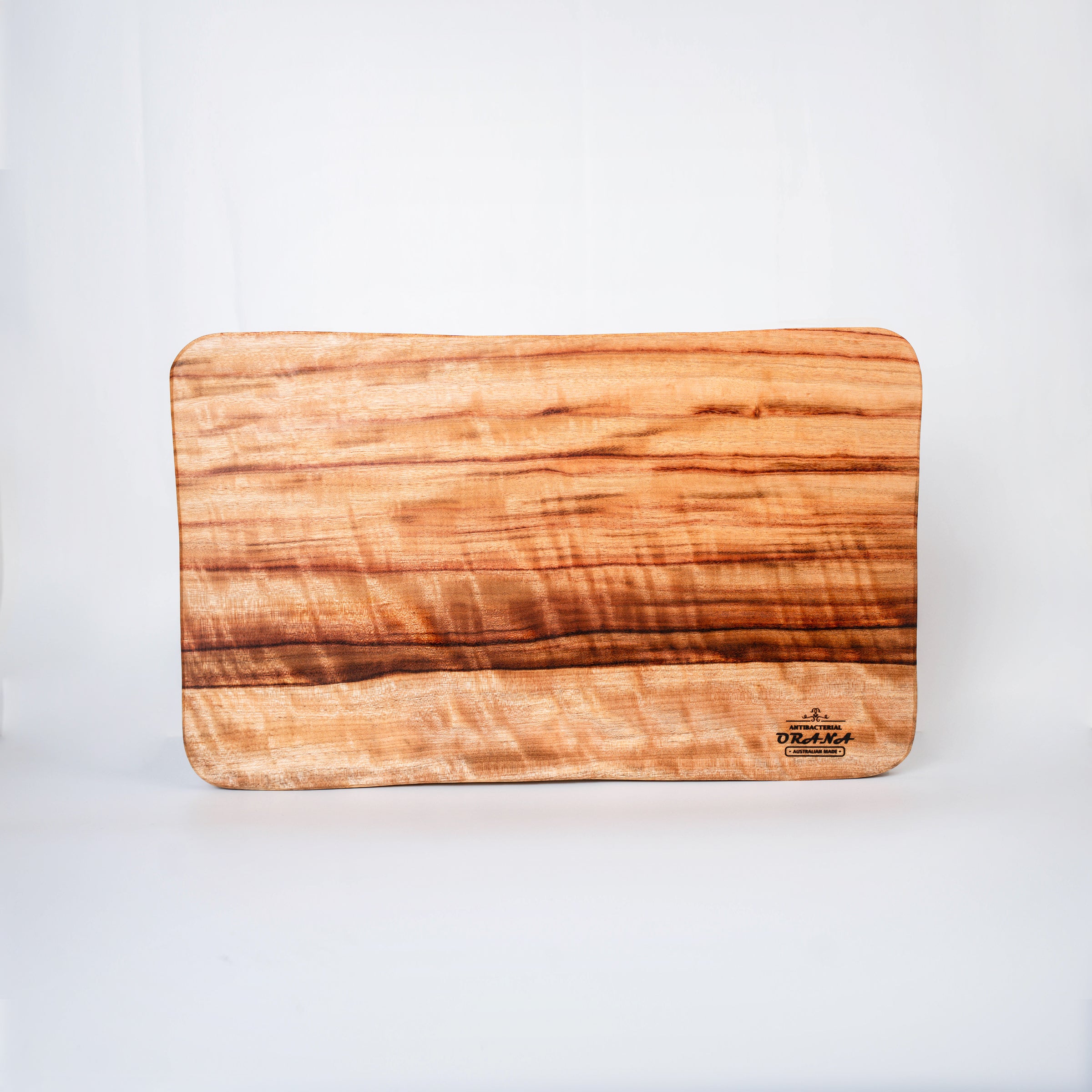 Orana Signature Wavy 46 - Australian Premium Camphor Laurel Single Piece Cutting Board 46cm x 28cm