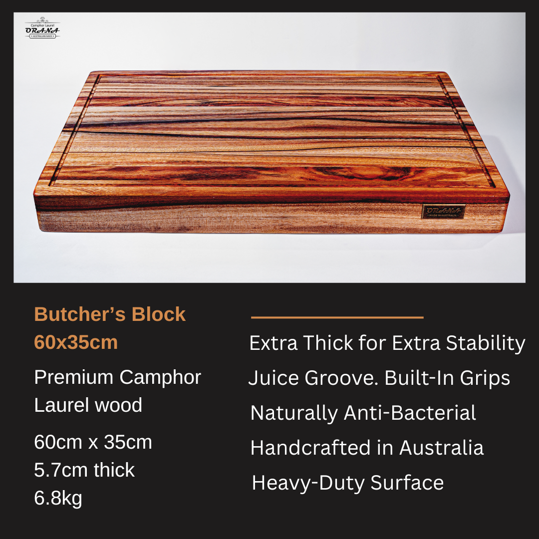 Extra Large Butchers Block 60 x 35cm