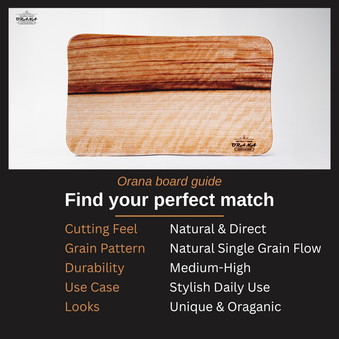 Orana Waveform Single Piece Cutting Board 40 x 23cm